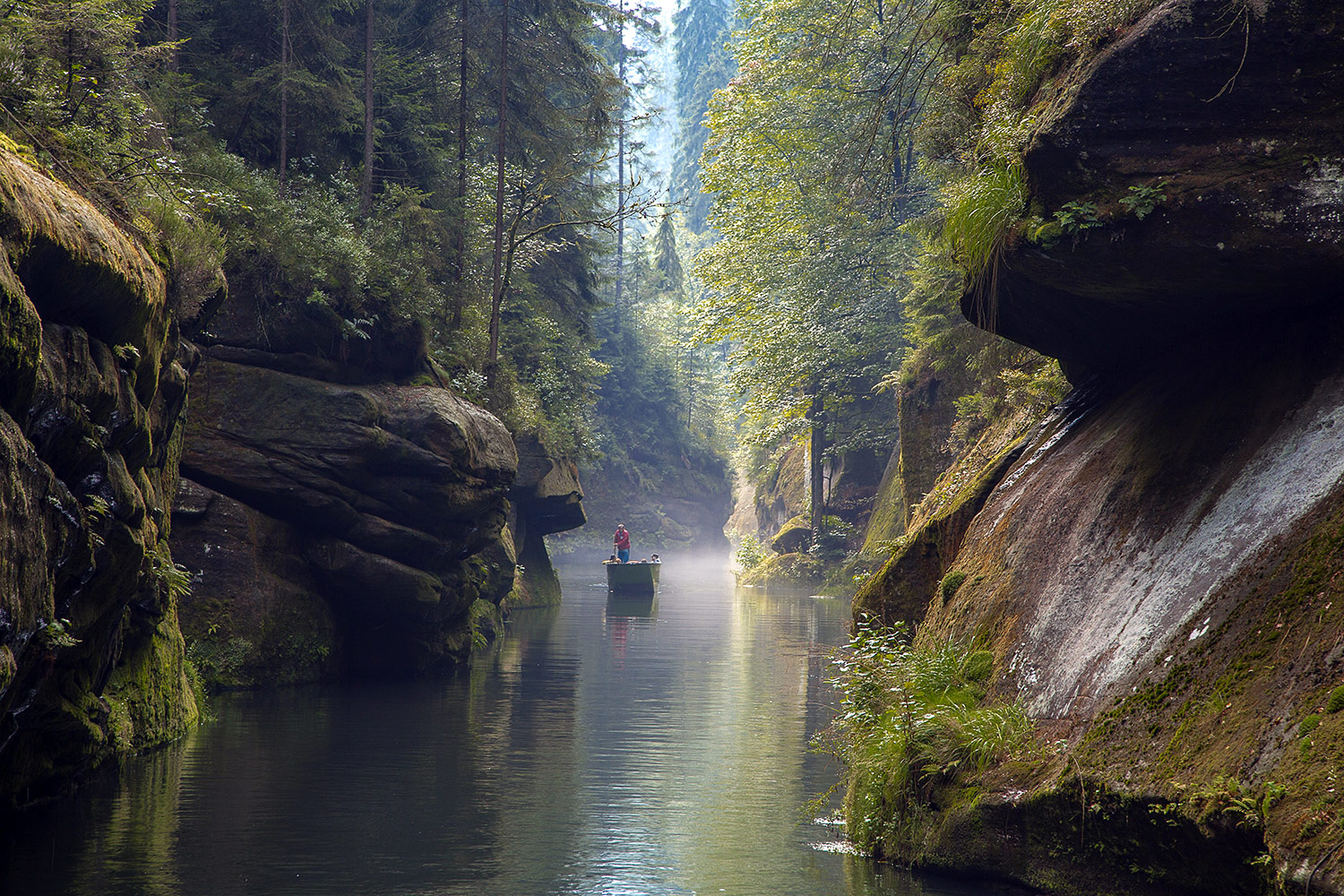 Kamenice river, Hrensko